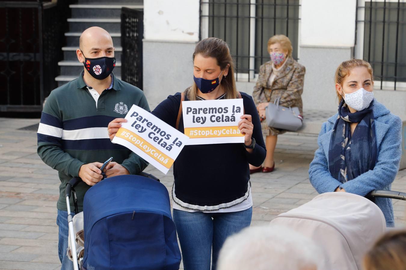 Las protestas contra la Ley Celaá en Córdoba, en imágenes