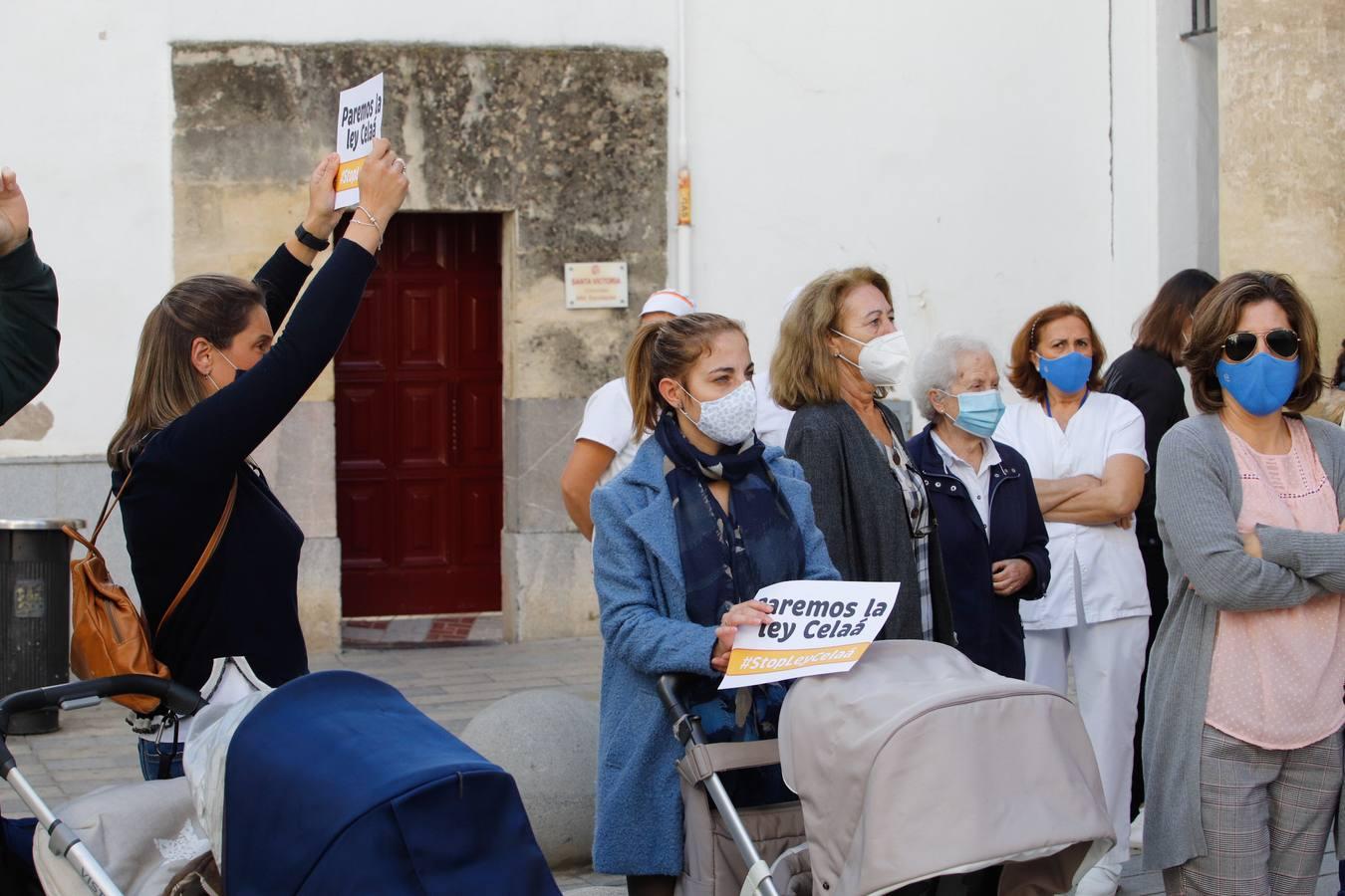 Las protestas contra la Ley Celaá en Córdoba, en imágenes