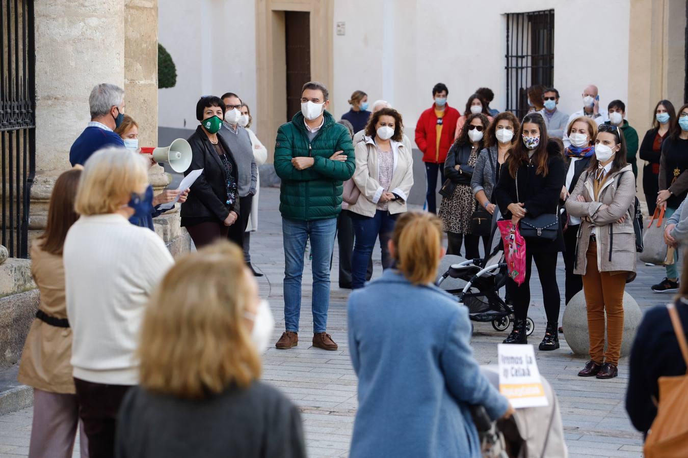 Las protestas contra la Ley Celaá en Córdoba, en imágenes