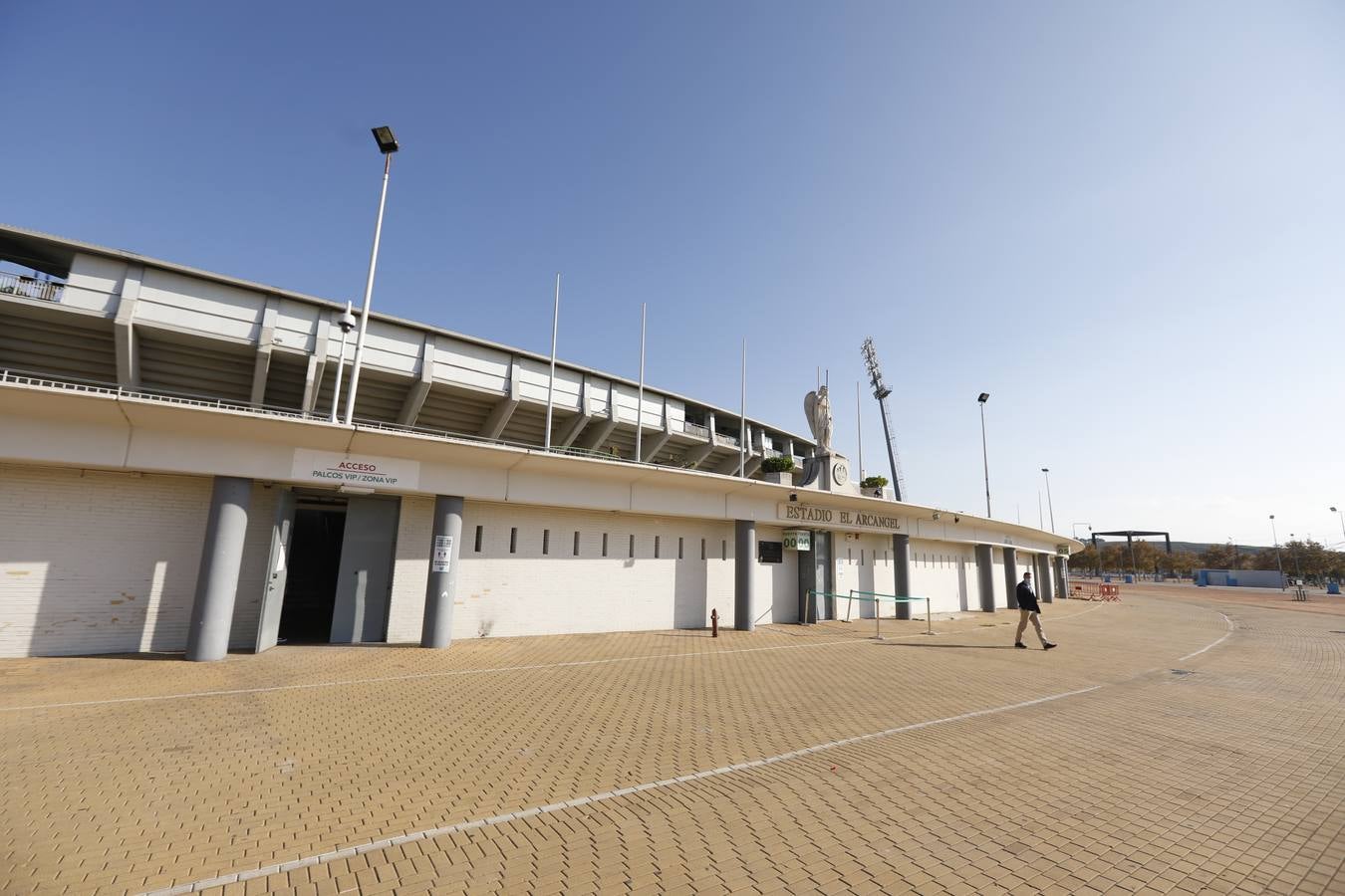 El primer partido del Córdoba CF a puerta cerrada, en imágenes