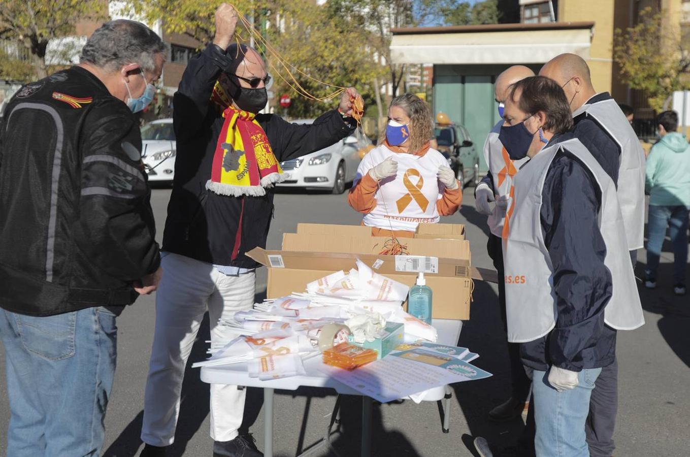 La protesta de la educación concertada de Sevilla por la Ley Celáa, en imágenes