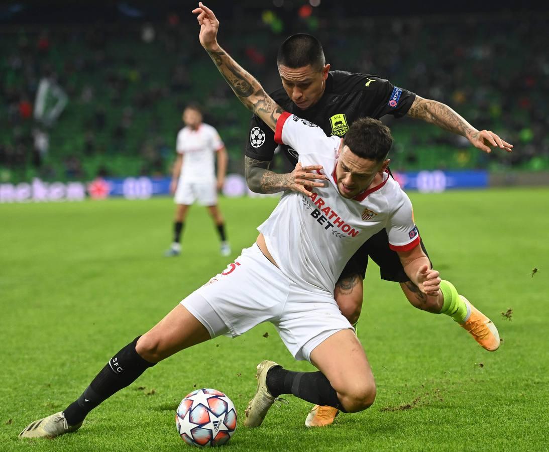 Las mejores imágenes del encuentro entre el Krasnodar y el Sevilla F.C.