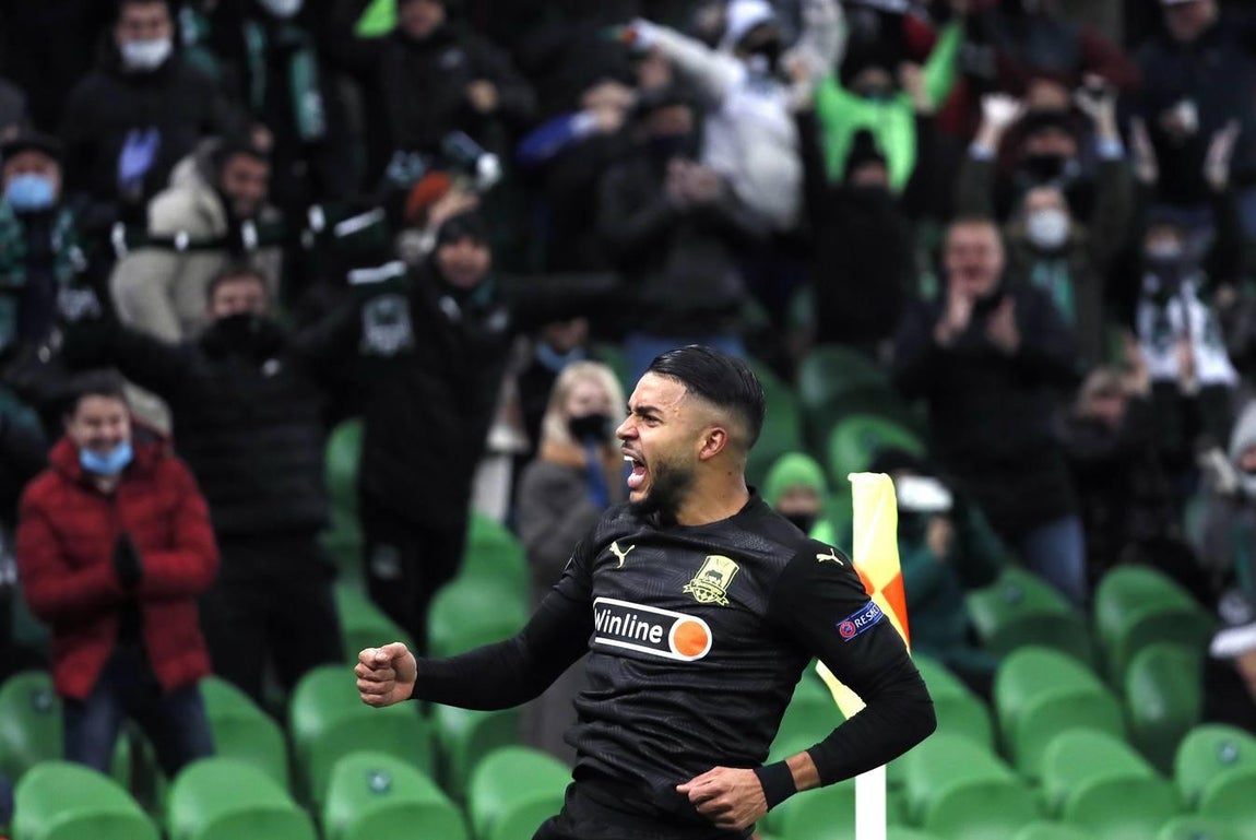 Las mejores imágenes del encuentro entre el Krasnodar y el Sevilla F.C.