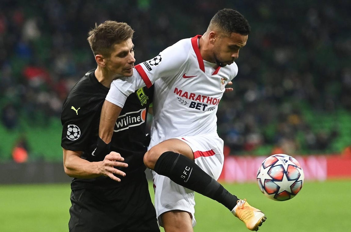 Las mejores imágenes del encuentro entre el Krasnodar y el Sevilla F.C.