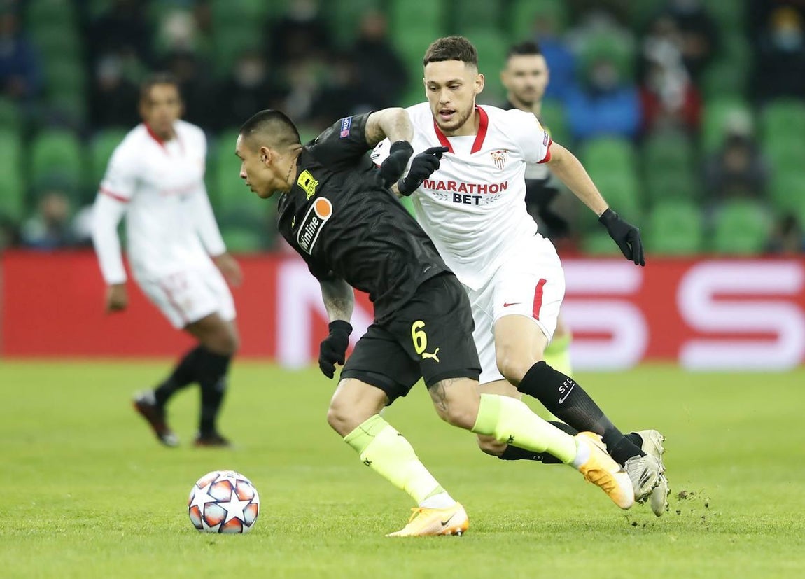 Las mejores imágenes del encuentro entre el Krasnodar y el Sevilla F.C.