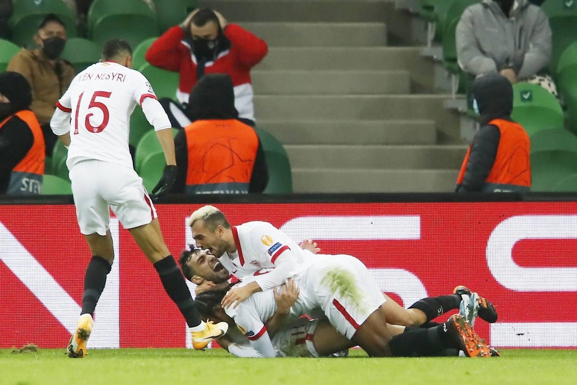 Las mejores imágenes del encuentro entre el Krasnodar y el Sevilla F.C.