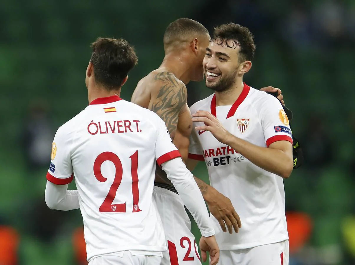 Las mejores imágenes del encuentro entre el Krasnodar y el Sevilla F.C.