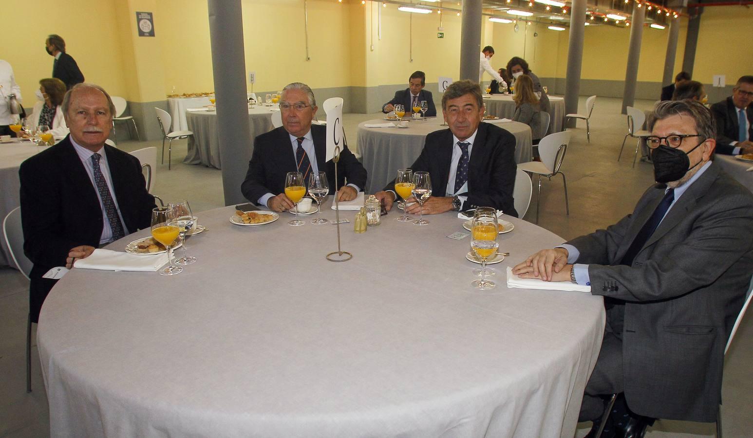 Adolfo Ladrón de Guevara, Enrique Moreno de la Cova Maestre, Santiago de León e Ignacio Camacho y López de Sagredo