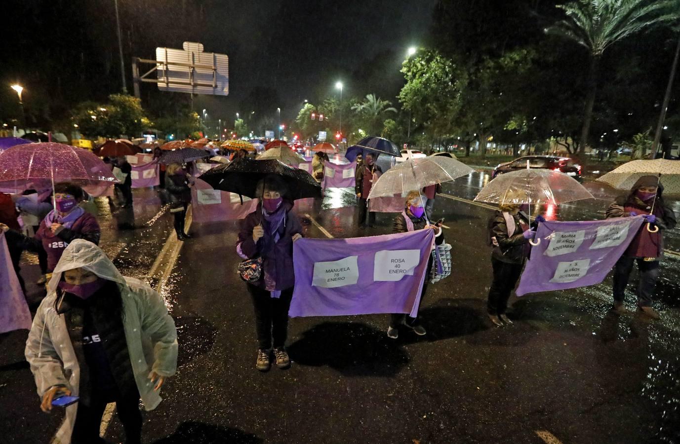 La marcha contra la violencia machista en Córdoba, en imágenes