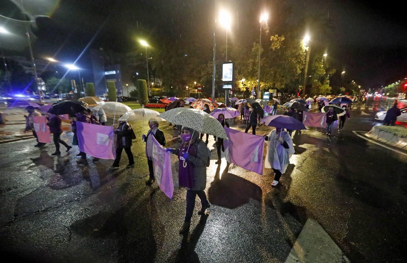 La marcha contra la violencia machista en Córdoba, en imágenes