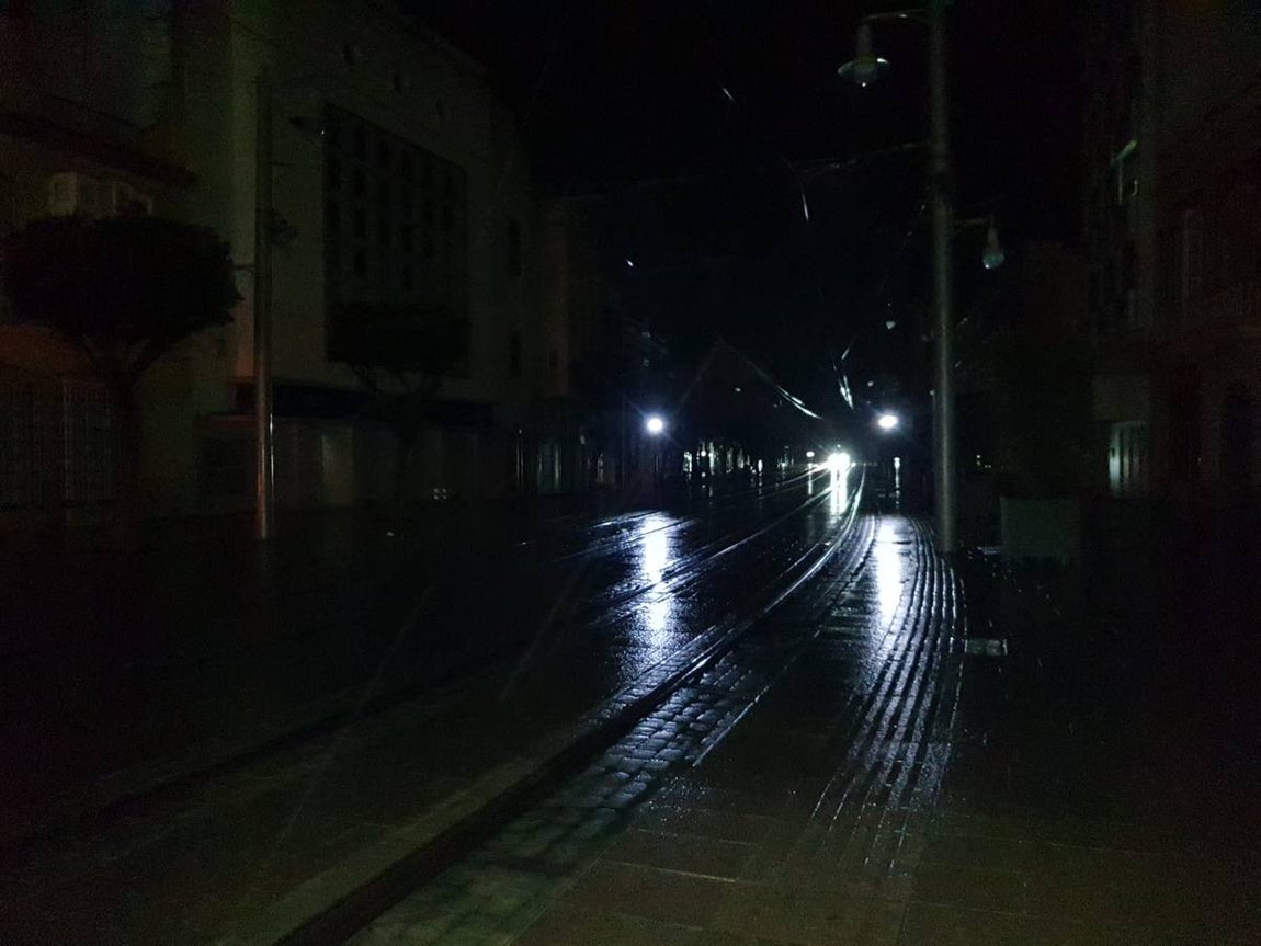 Fotos: Apagón en la Bahía de Cádiz