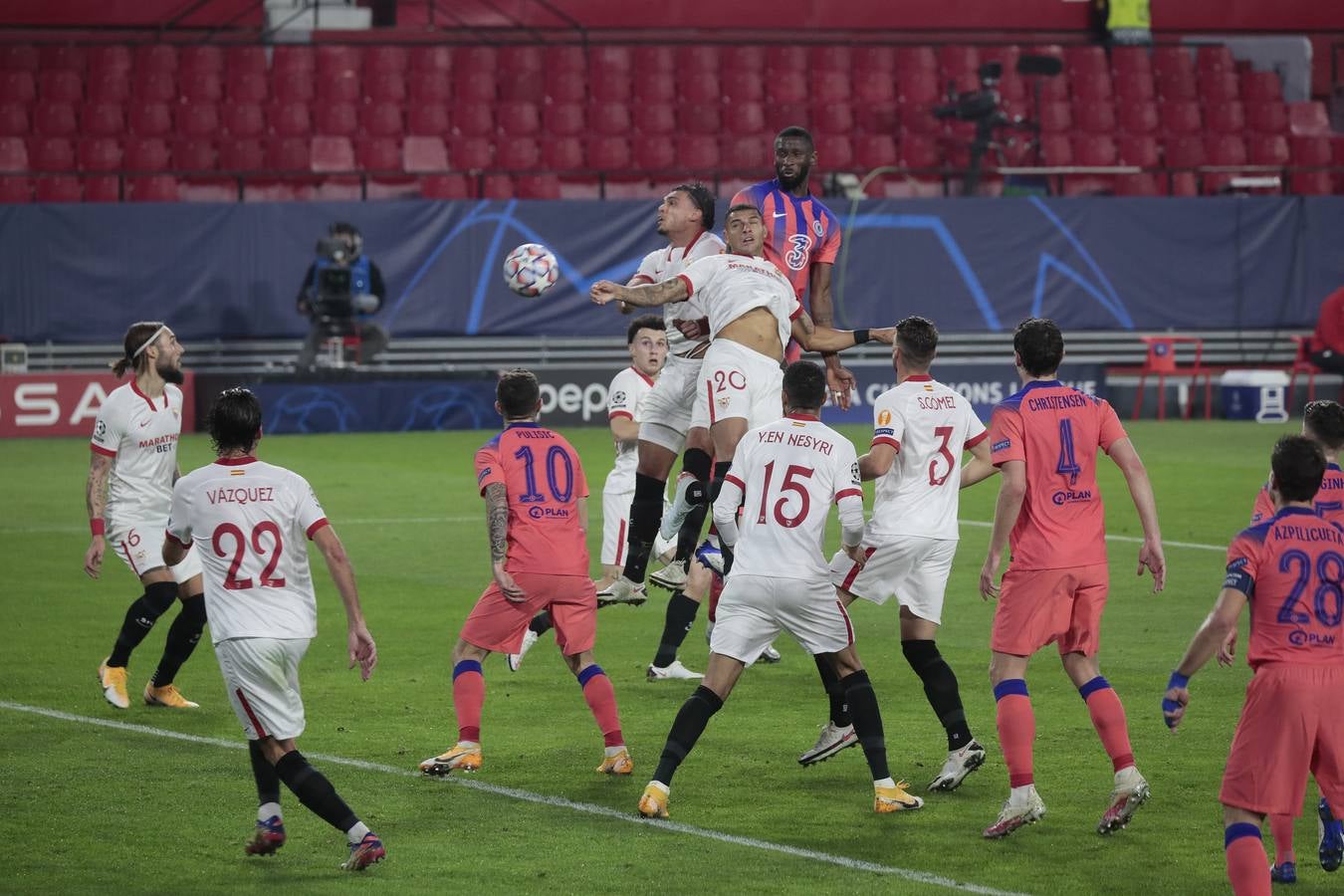 Fotogalería: Las mejores imágenes del Sevilla-Chelsea