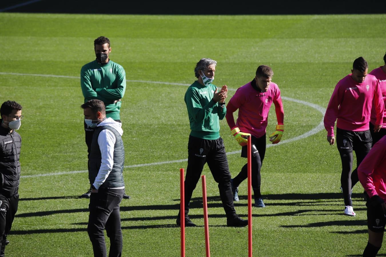 La primera jornada de Pablo Alfaro en el Córdoba CF, en imágenes