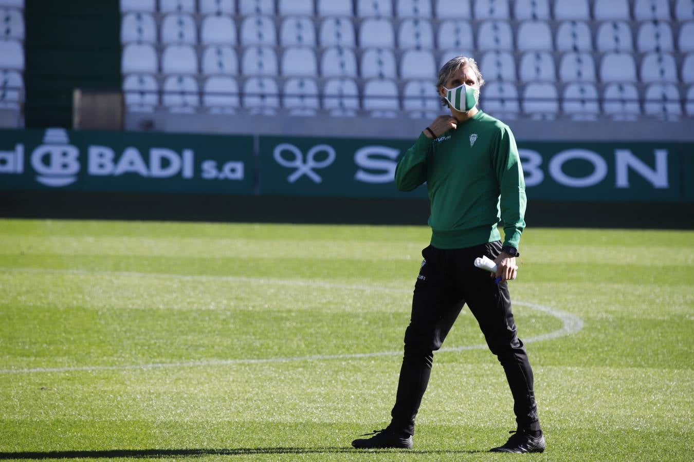 La primera jornada de Pablo Alfaro en el Córdoba CF, en imágenes