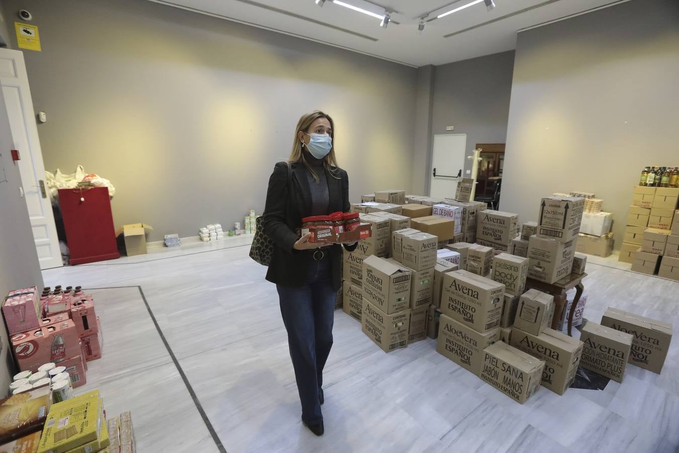 Recogida de alimentos en el Ateneo de Sevilla