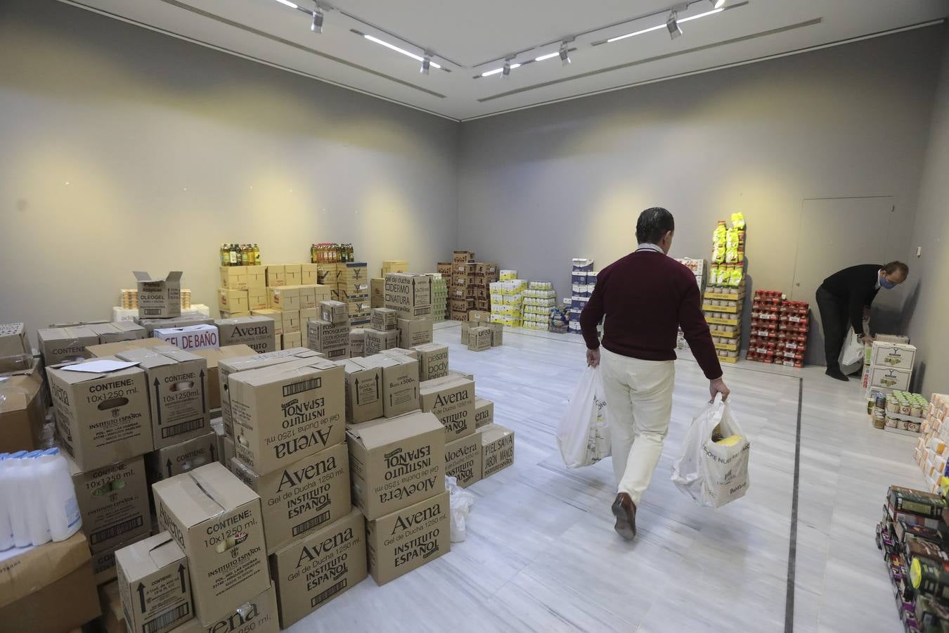 Recogida de alimentos en el Ateneo de Sevilla