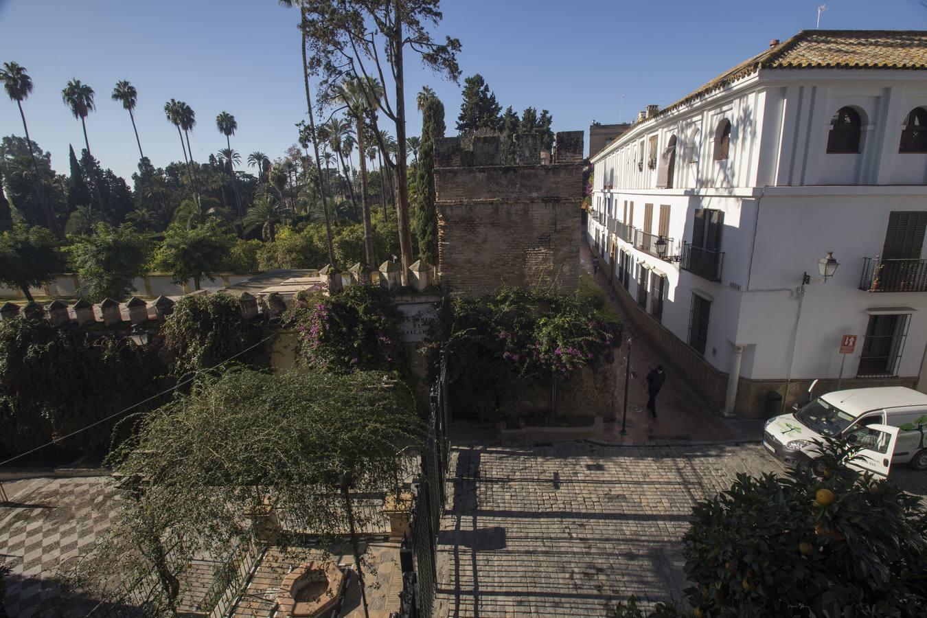 Santa Cruz, un barrio desierto