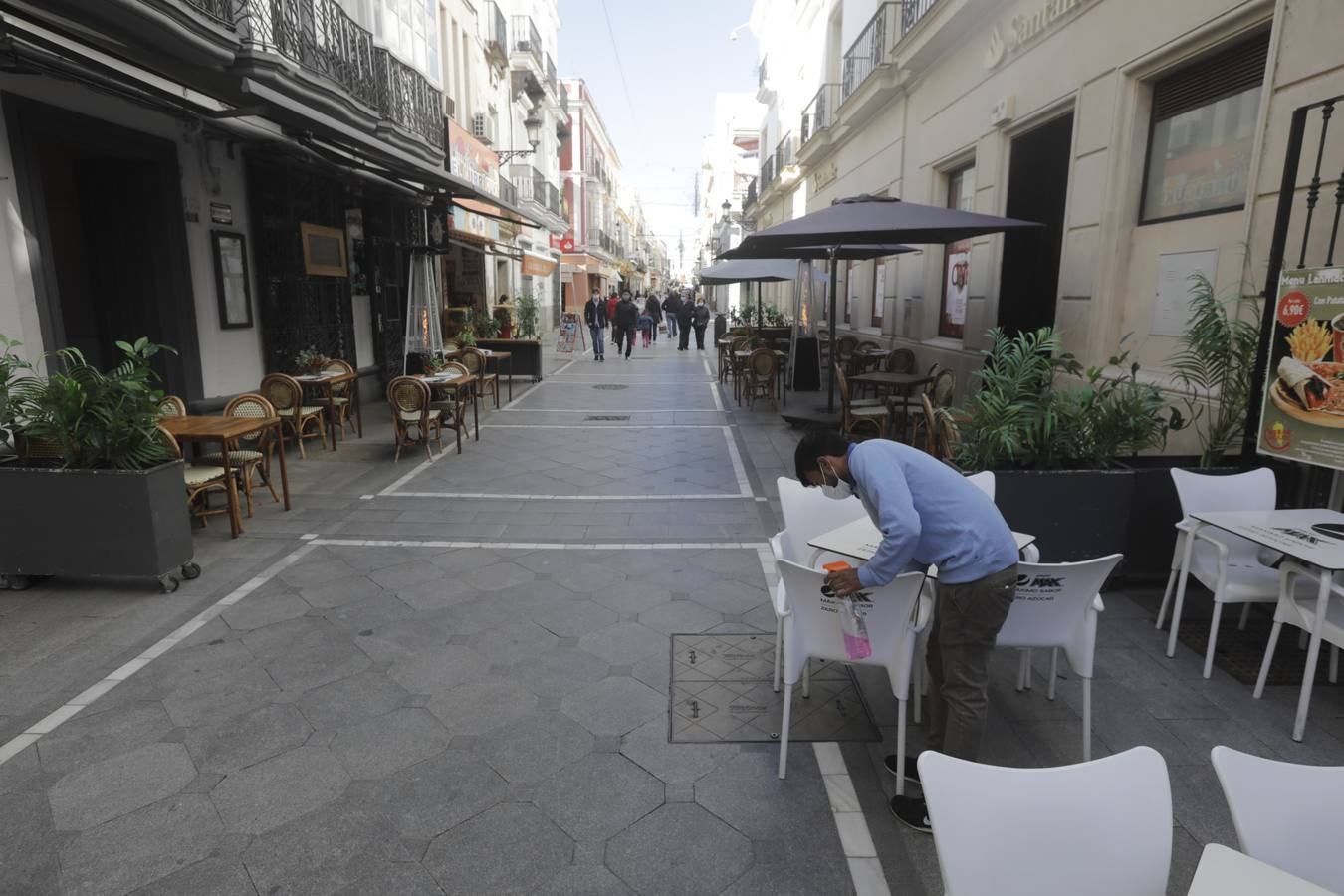 Comercio y Navidad, en tiempos de Covid, en Cádiz