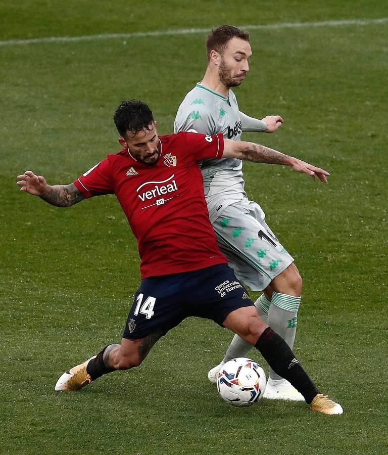 Las mejores imágenes del encuentro entre el Osasuna y el Real Betis