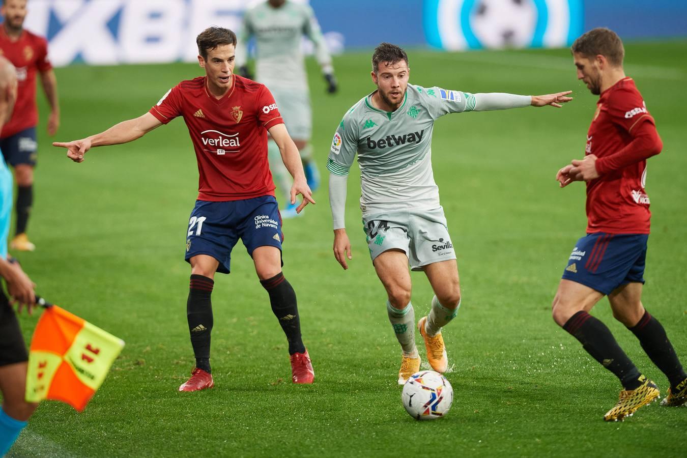 Las mejores imágenes del encuentro entre el Osasuna y el Real Betis