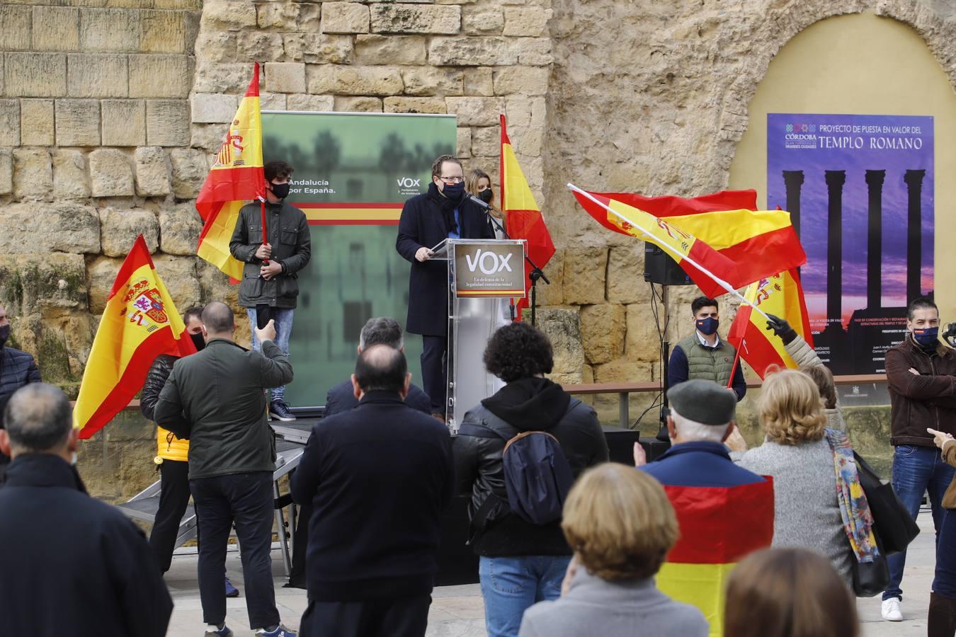 El acto de Vox por la defensa de la Constitución en Córdoba, en imágenes