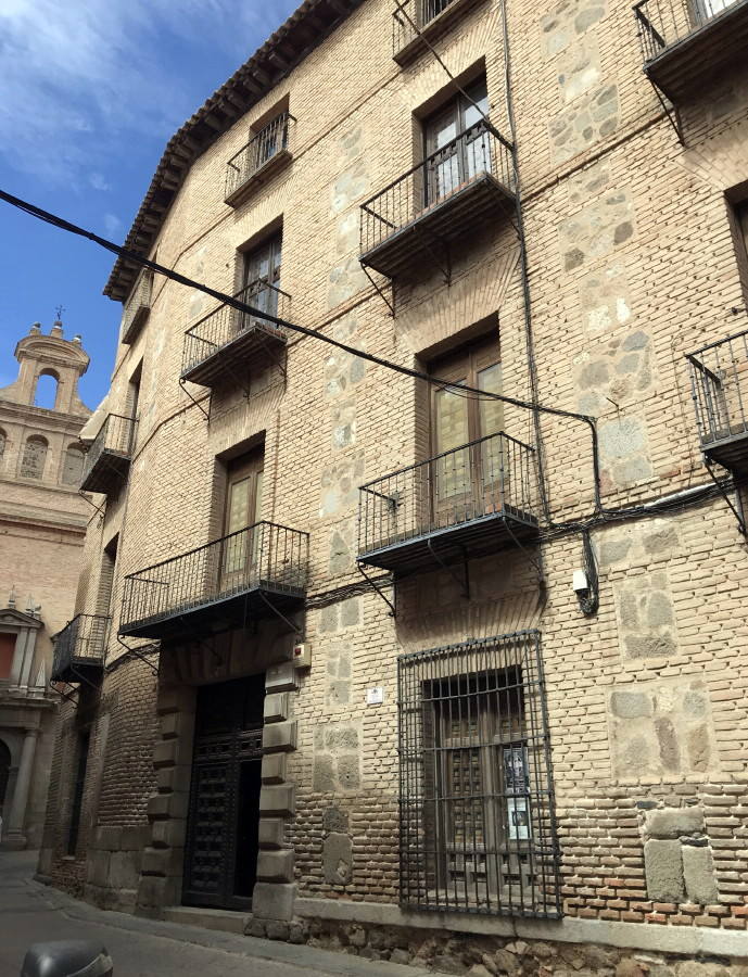 Casa de Infantas en la calle de la Trinidad. Sede de la Escuela Normal de Maestros hasta 1889. FOTO RAFAEL DEL CERRO. 