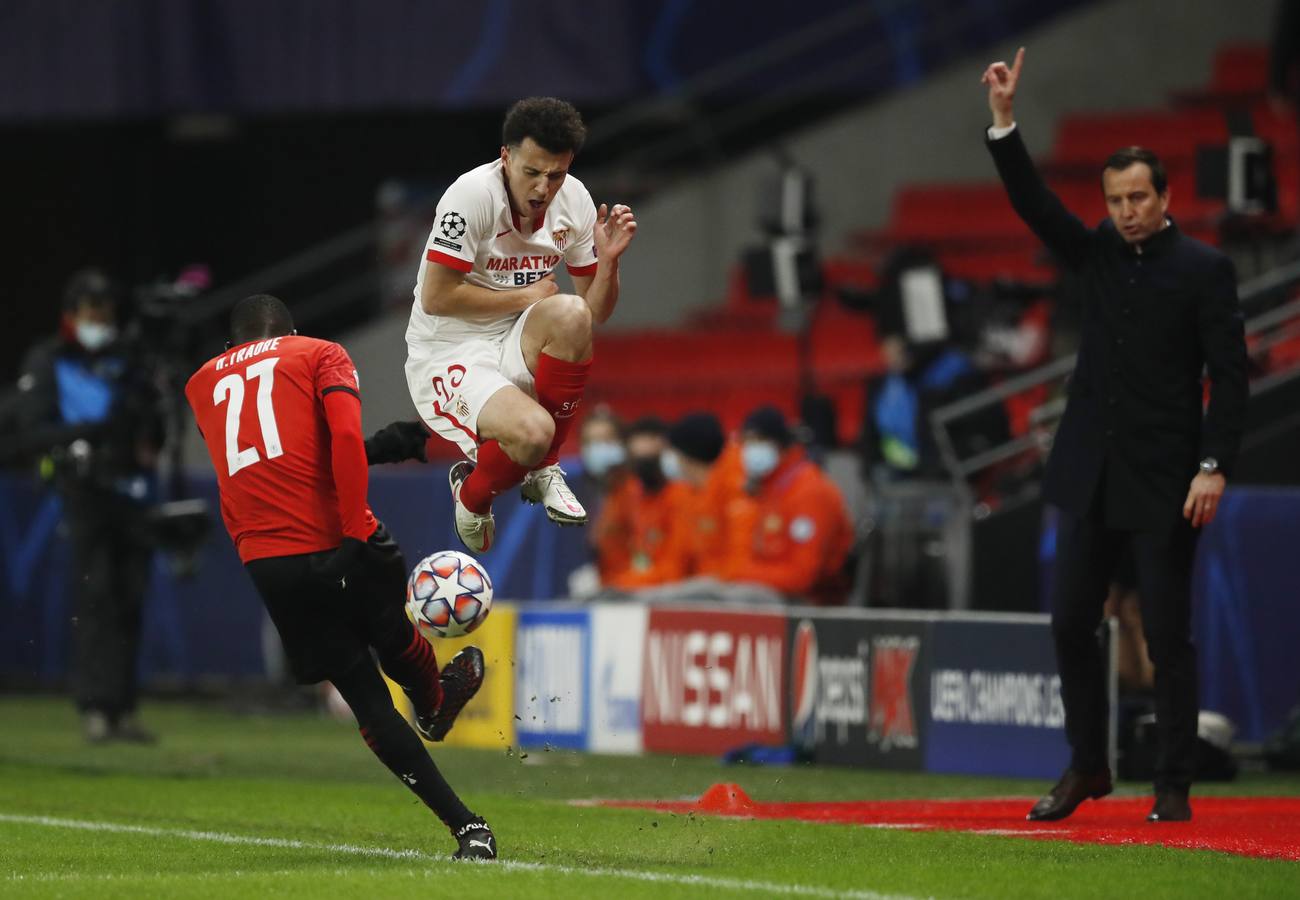 Las mejores imágenes del partido entre el Rennes y el Sevilla