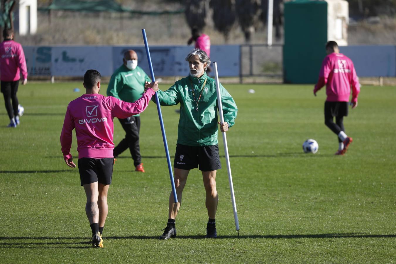 El entrenamiento del Córdoba CF con Alfaro al mando, en imágenes