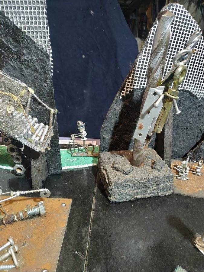 Belén de la ferretería El Bazar de Cádiz