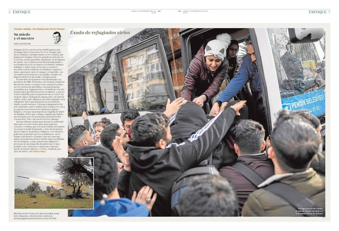 Esta página, junto con otras cinco más, premio en el apartado «Refugiados», dentro de la categoría «Páginas de información». 