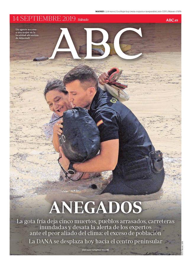 Premio en el apartado «Desastres naturales», dentro de la categoría «Páginas de información». 