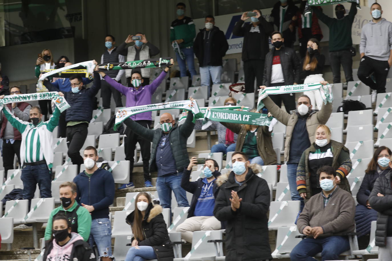 El regreso de la afición del Córdoba CF a El Arcángel, en imágenes