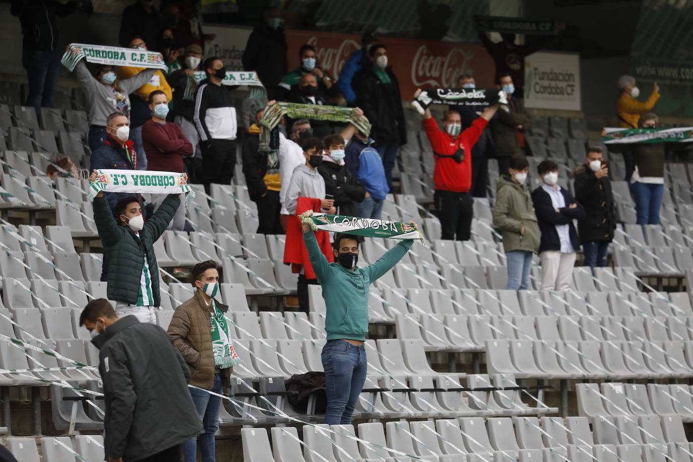 El regreso de la afición del Córdoba CF a El Arcángel, en imágenes