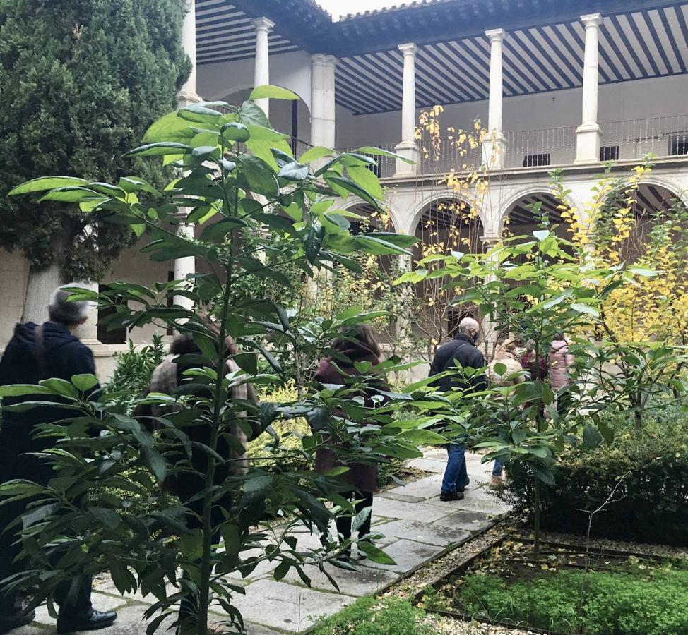 La visita solidaria al convento de San Clemente, en imágenes