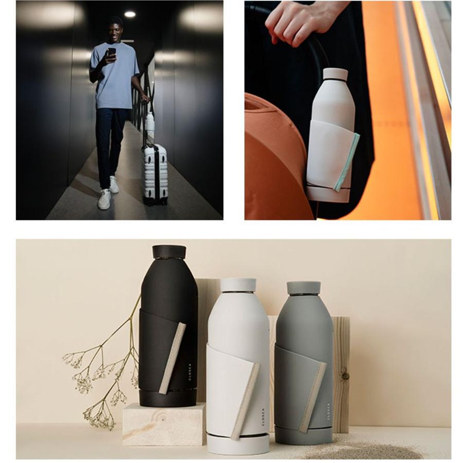 Para los más sostenibles. Las botellas rellenables que se proponen frenar la ola de basura plástica en los océanos. Son de Closca y están disponibles en los colores de la imagen.