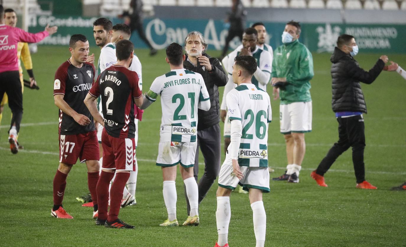 La alegría de la clasificación en el Córdoba CF - Albacete, en imágenes