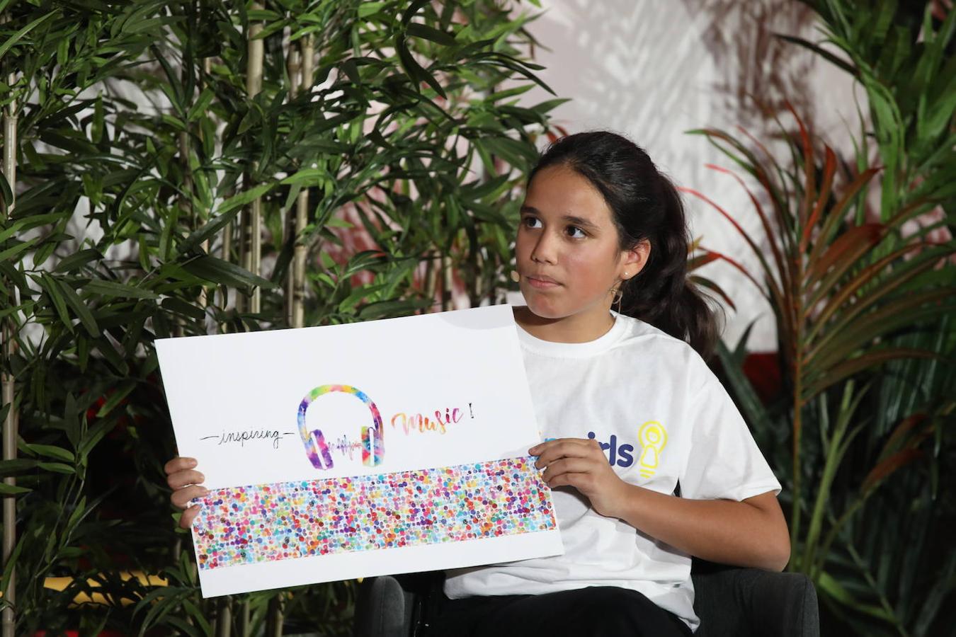 Malena Schmidt durante su intervención. 