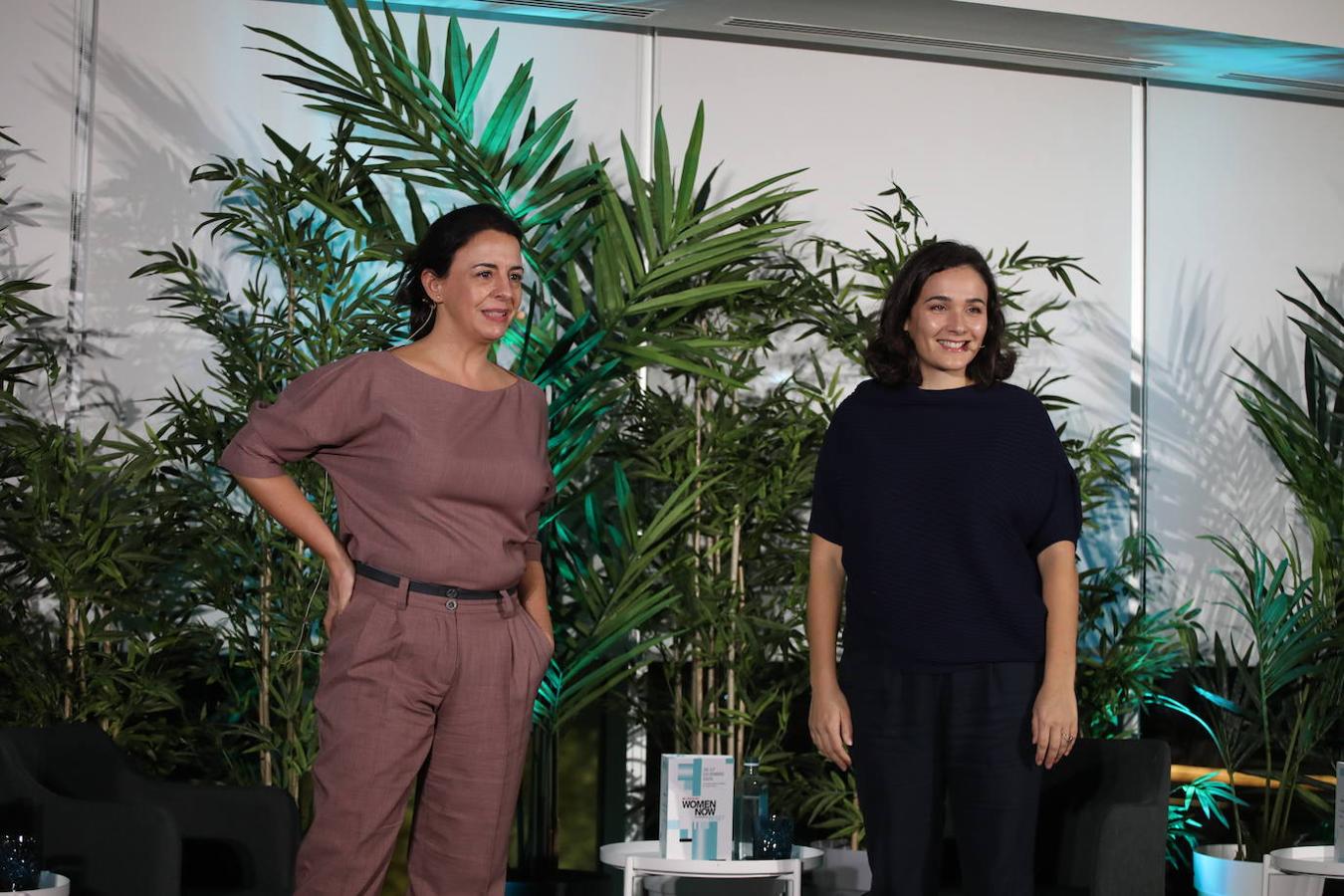 Adriana Domínguez tras su intervención. 