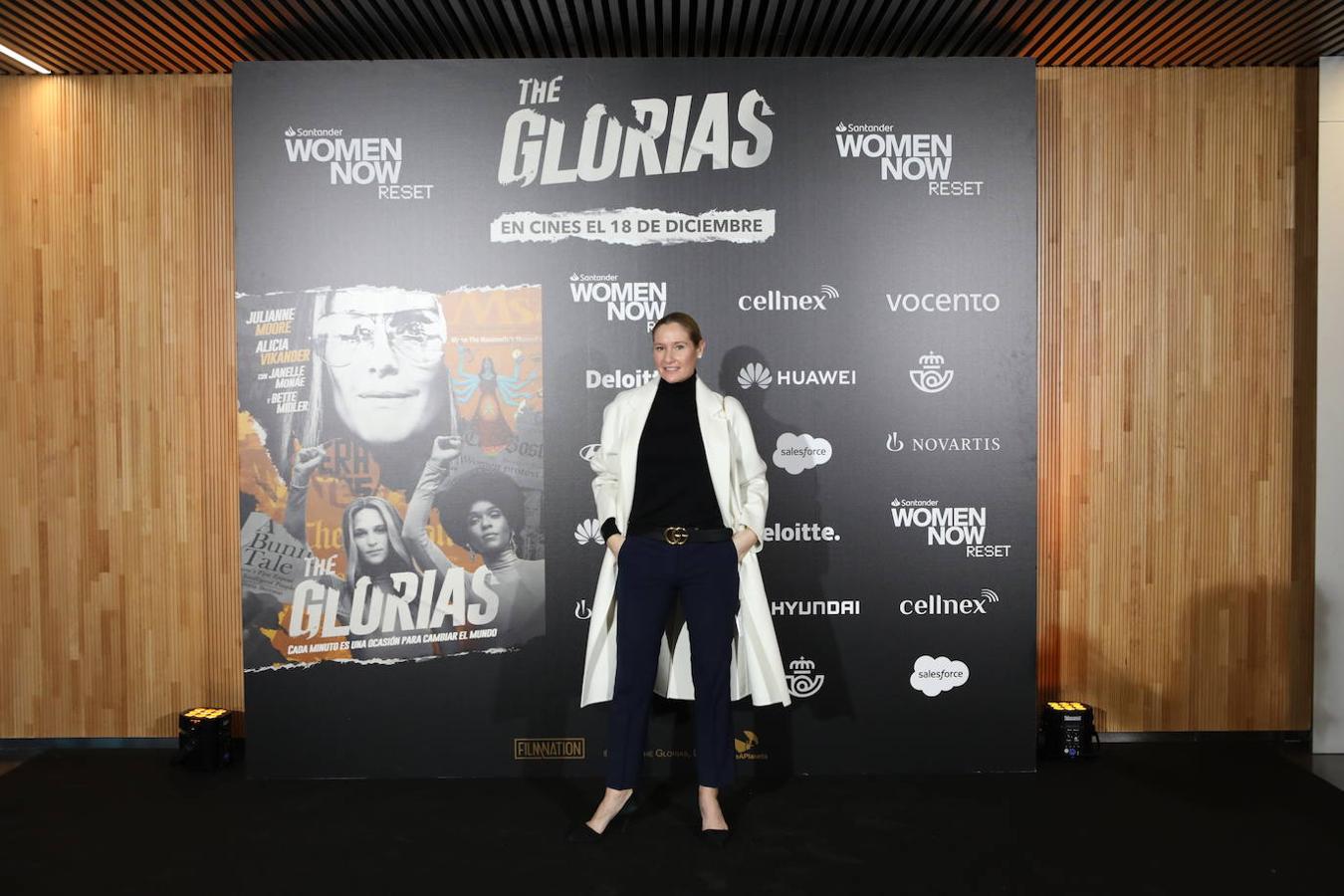 Imagen de Fiona Ferrer en la presentación de «The Glorias». 