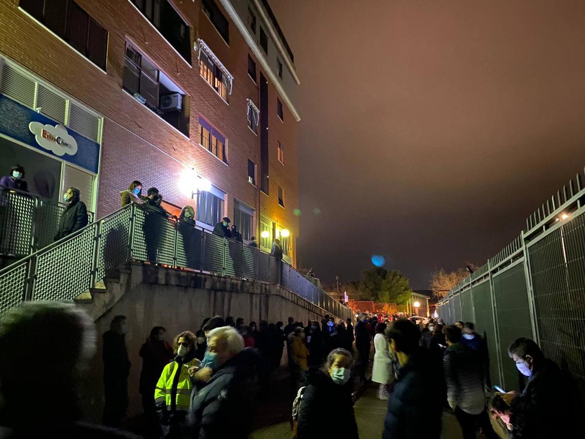 El incendio de la avenida de Francia, en imágenes