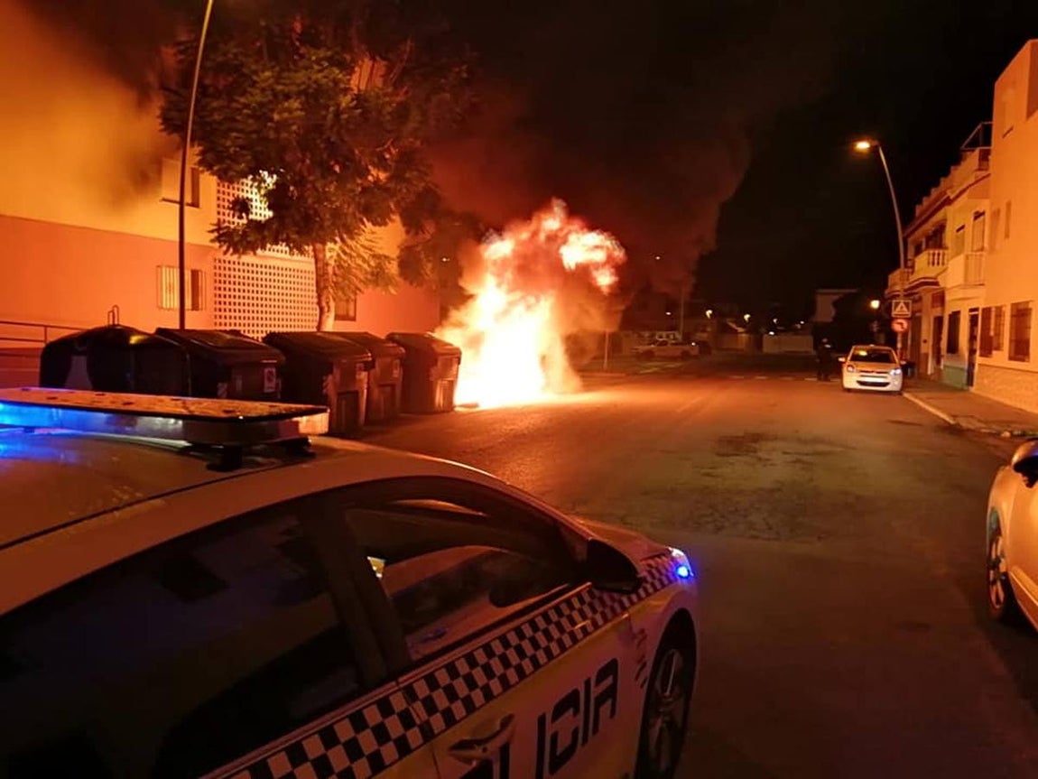 Incendios intencionados en Chipiona