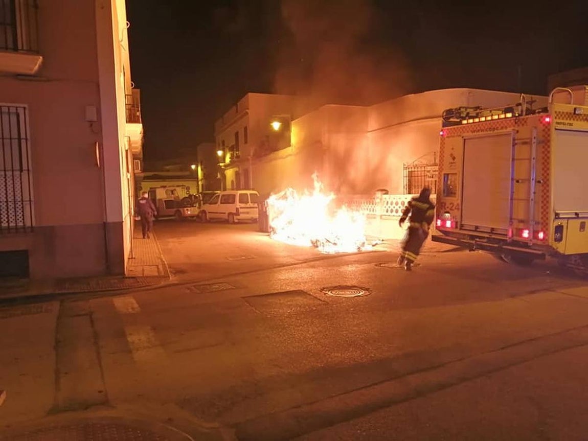 Incendios intencionados en Chipiona