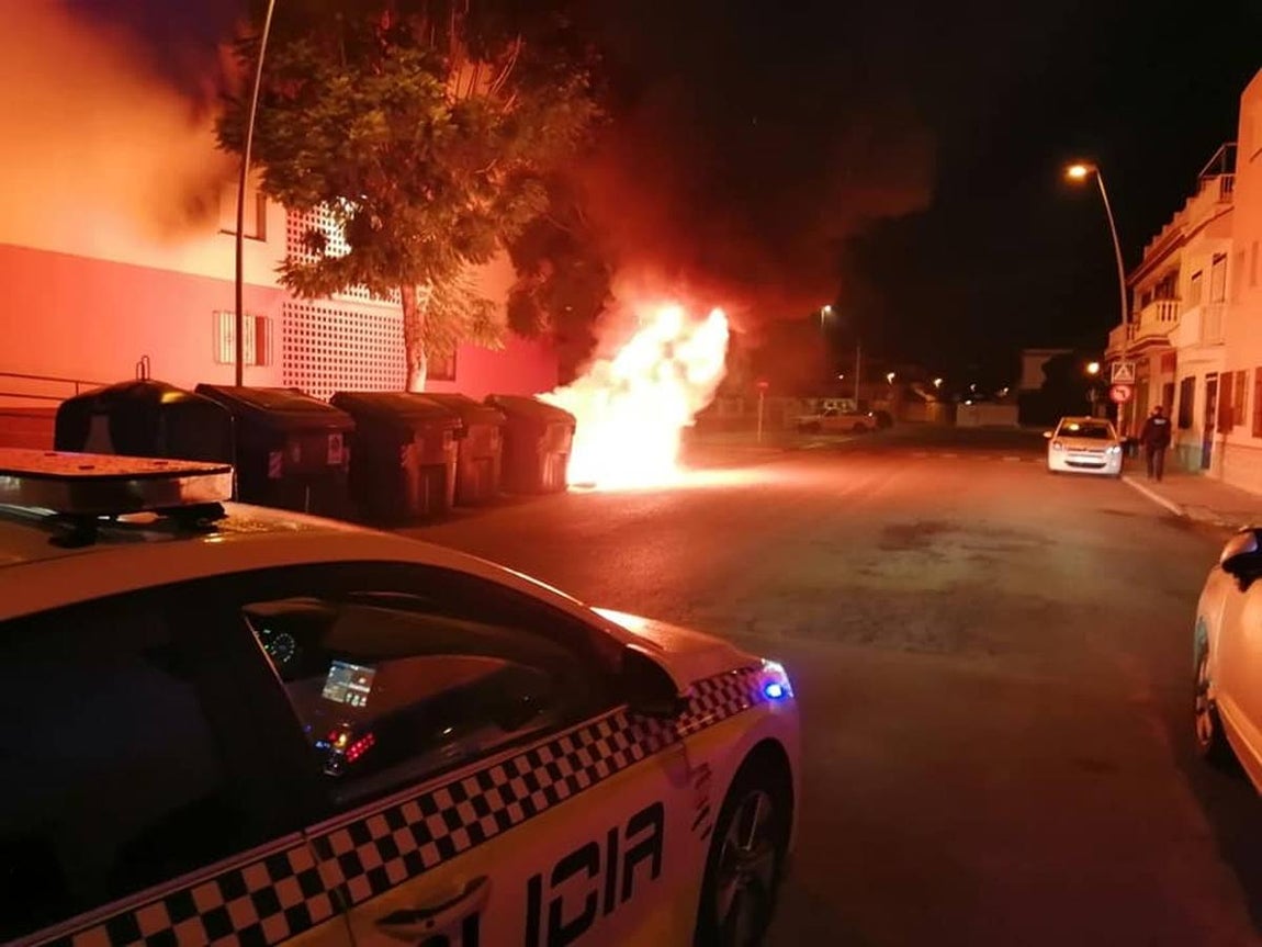 Incendios intencionados en Chipiona