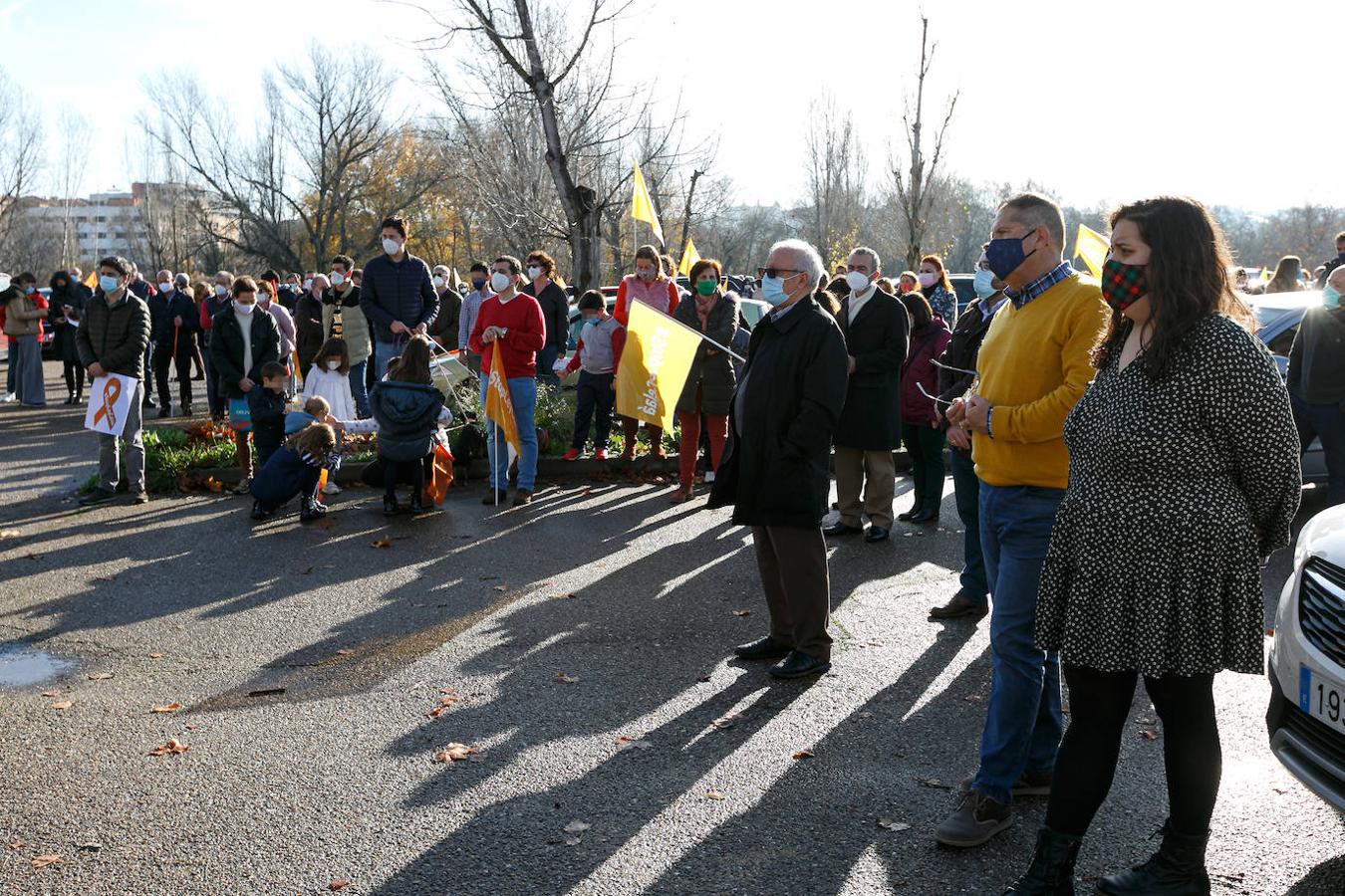 La protesta en Toledo contra la «ley Celaá», en imágenes