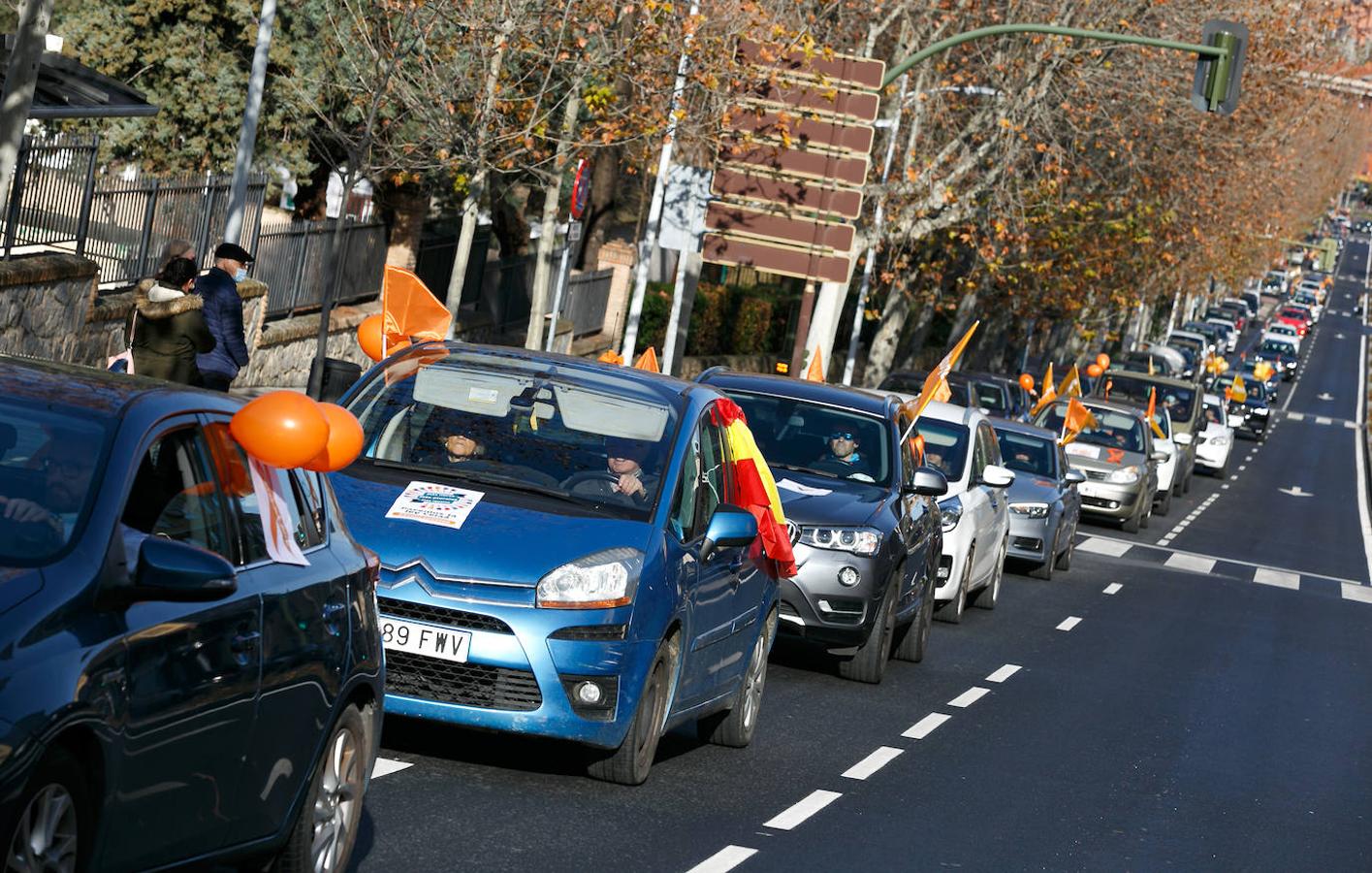 La protesta en Toledo contra la «ley Celaá», en imágenes