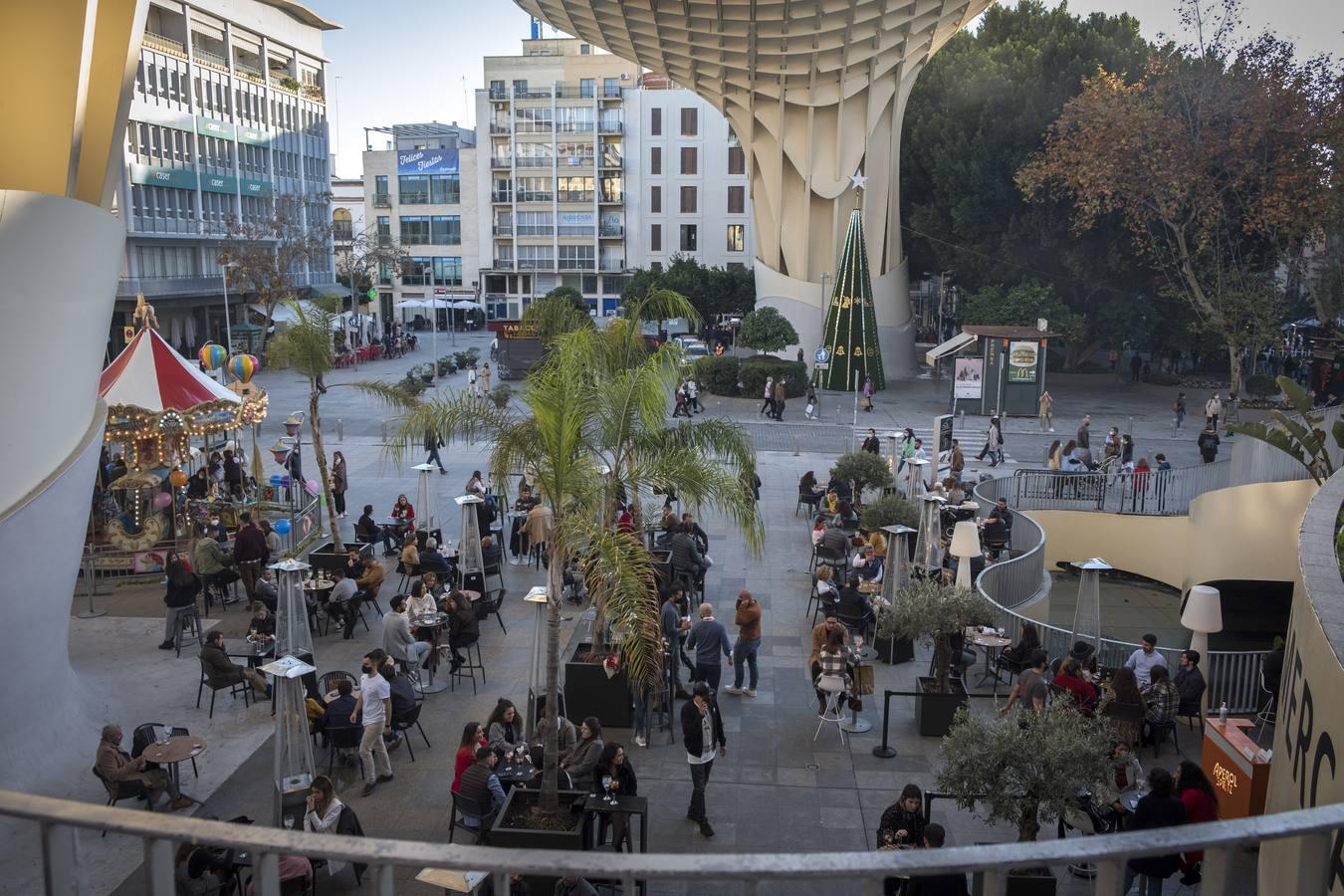 El Centro de Sevilla se viste de Navidad