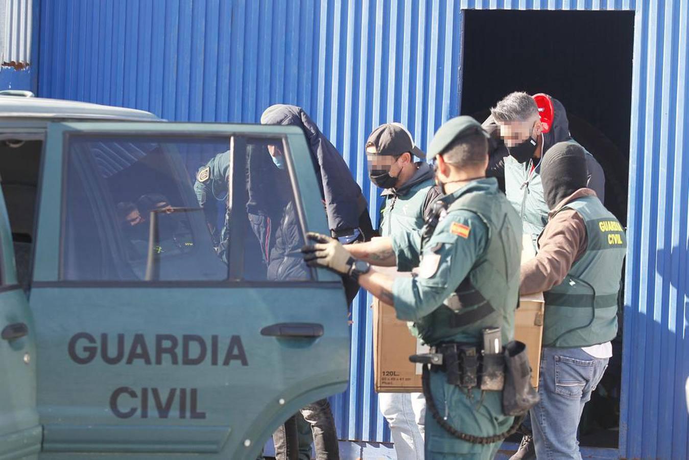 En imágenes, nueva operación contra el narcotráfico en Sevilla