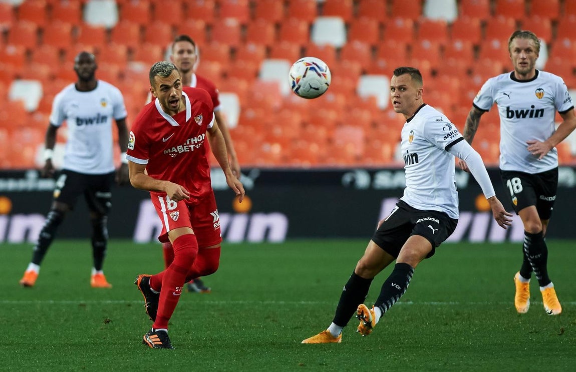 Las mejores imágenes del encuentro entre Valencia y Sevilla F.C.