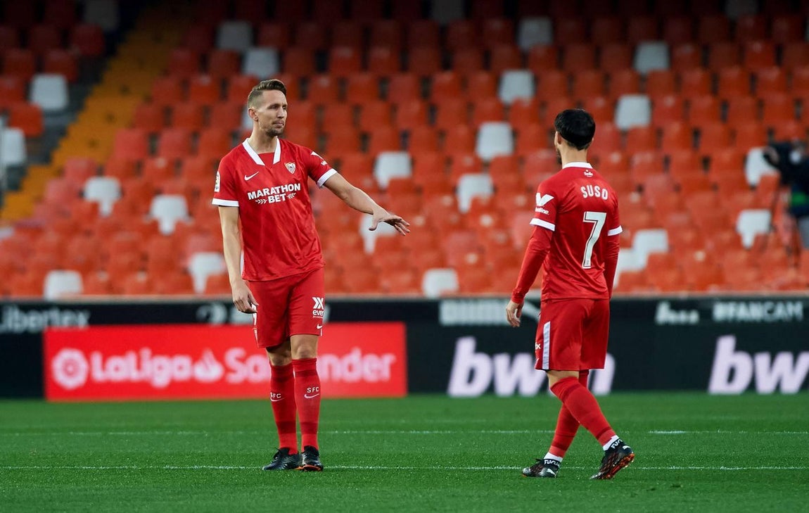 Las mejores imágenes del encuentro entre Valencia y Sevilla F.C.