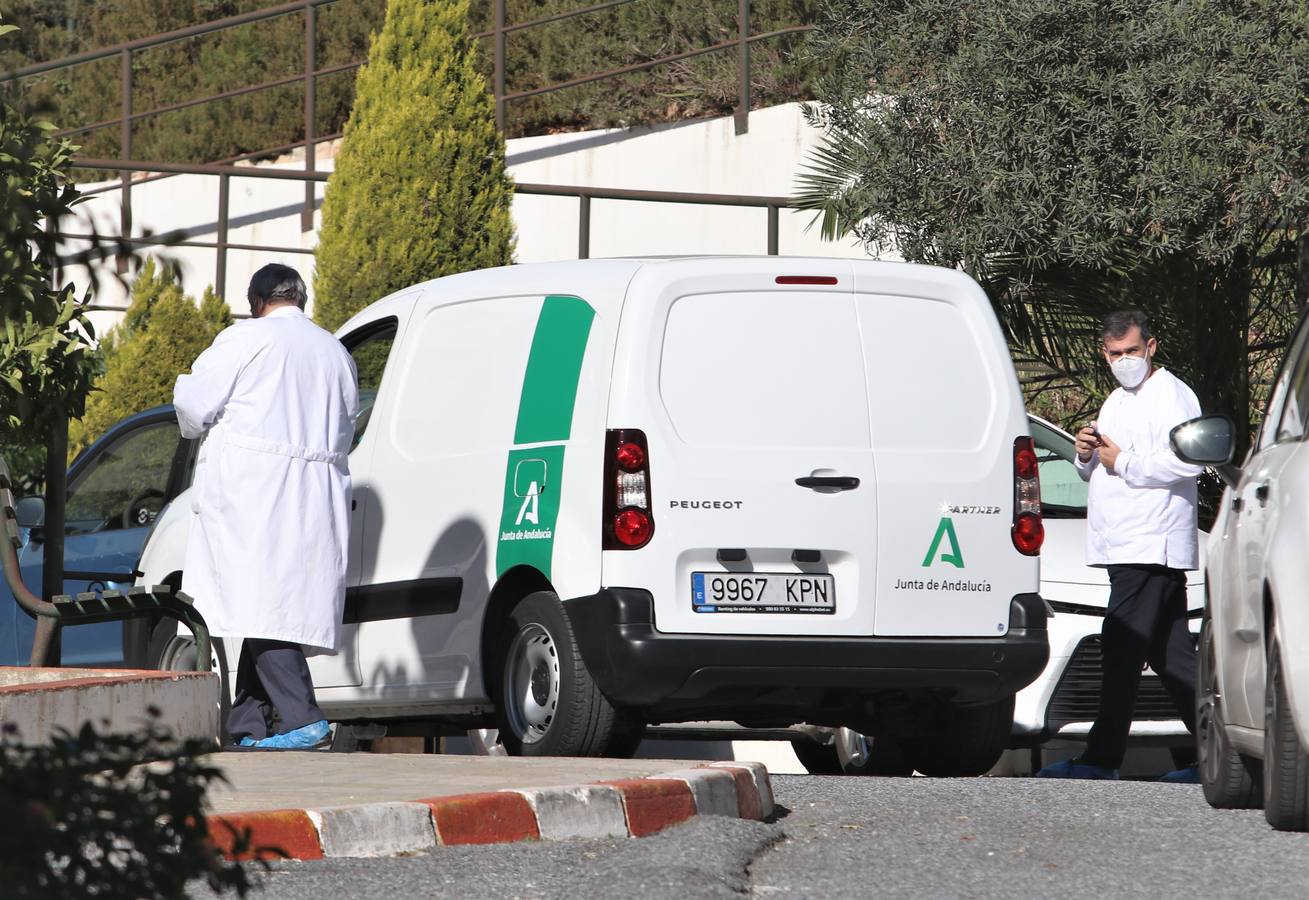 Llegada de las vacunas a residencias de Málaga